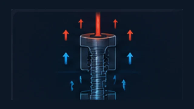 Illustration zum Begriff Heat Creep
